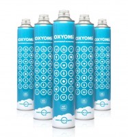 Кислородный баллончик "OXYOMi" (17 литров) для дыхания 5 шт - Концентраторы кислорода для дыхания, оборудование для приготовления кислородных коктейлей и ингредиенты